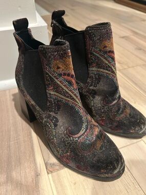 Nordstrom BP. Quinn Paisley Booties - Size 7